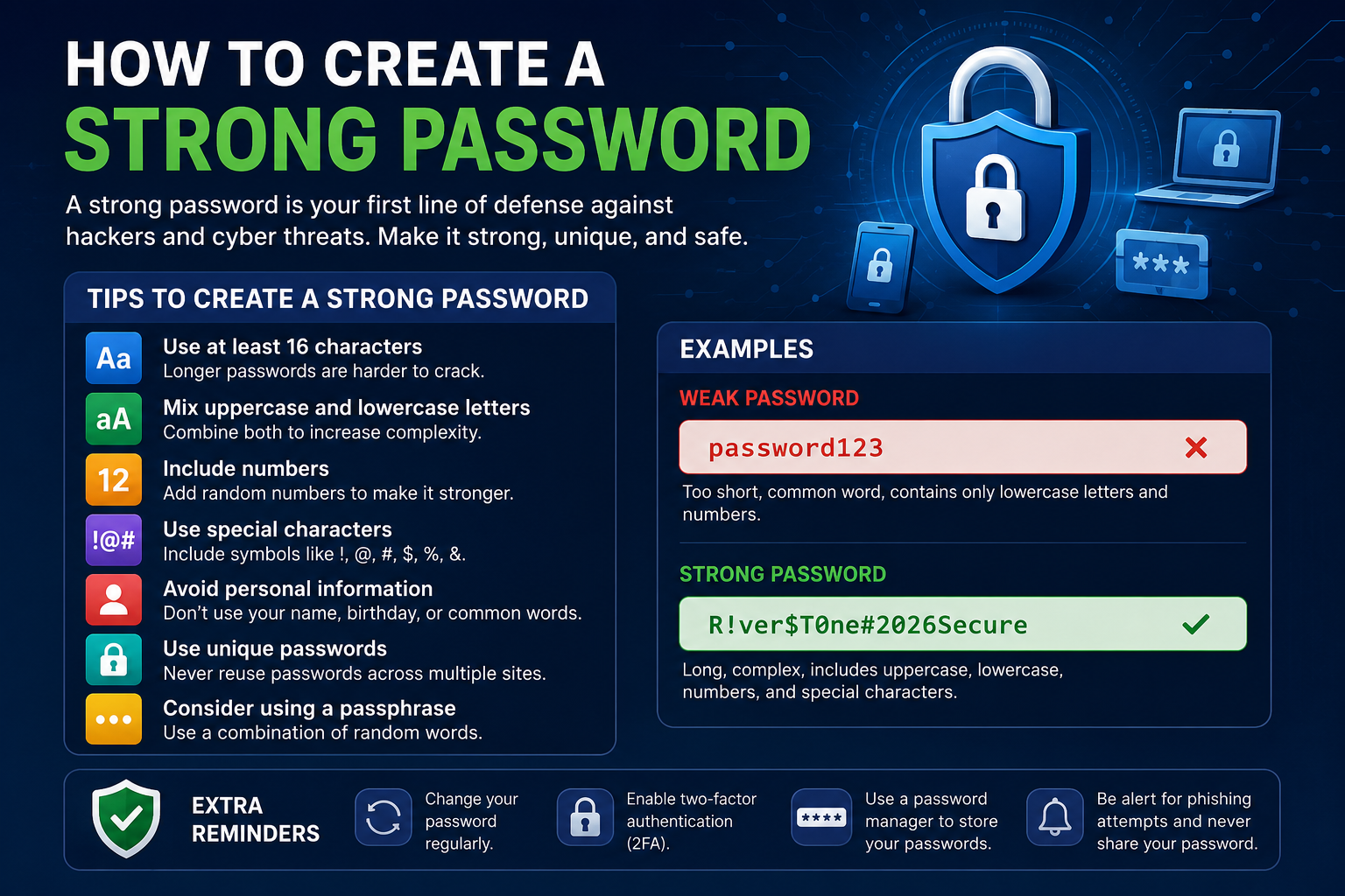 How to Create a Strong Password