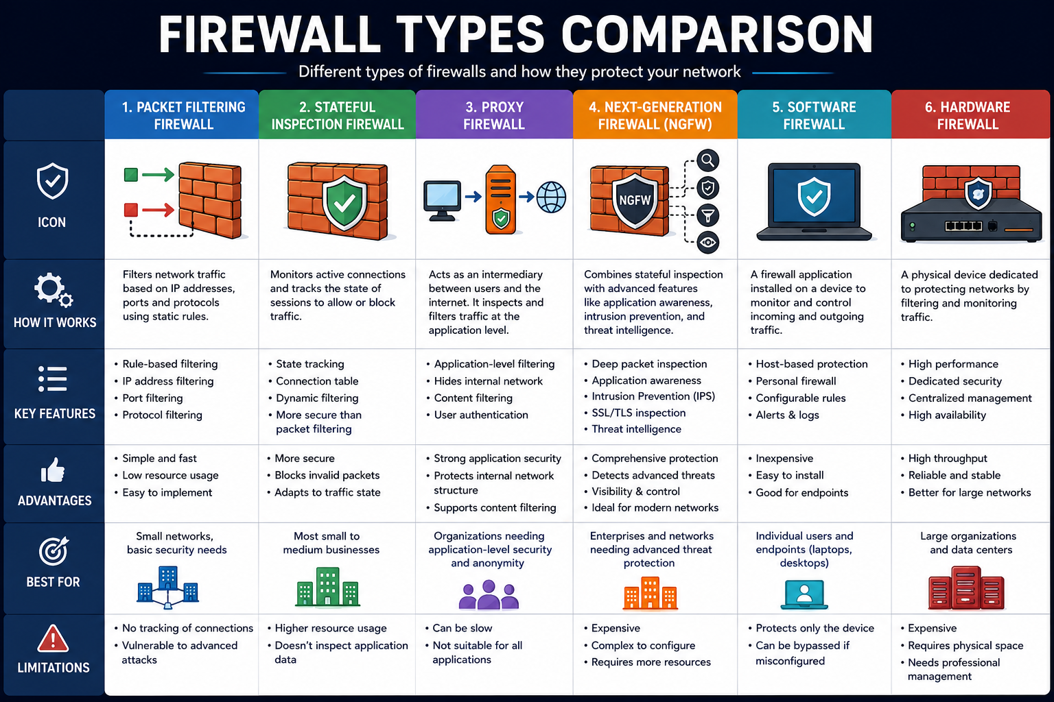 Types of Firewalls