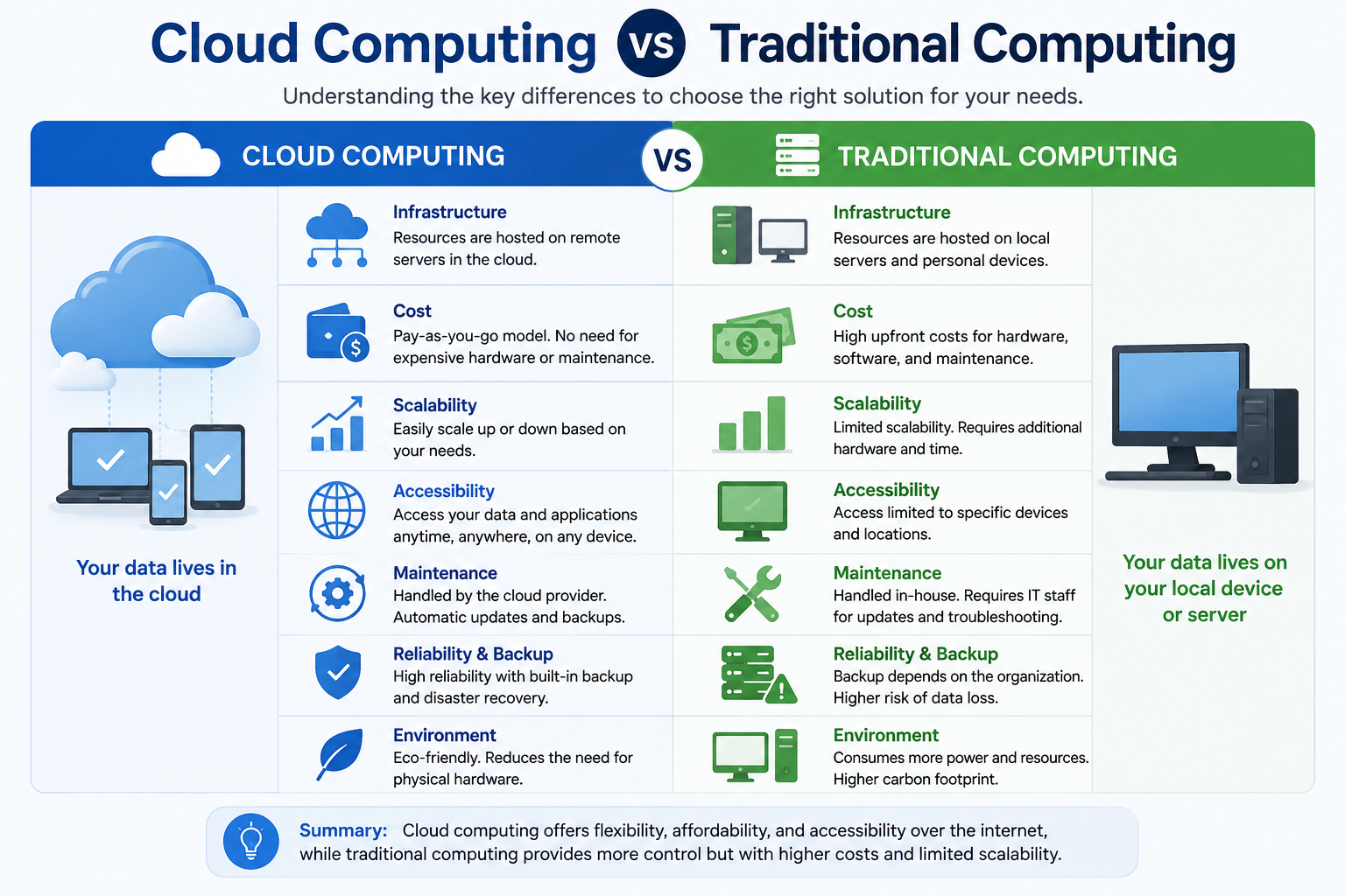 Cloud Computing vs Traditional Computing: Key Differences