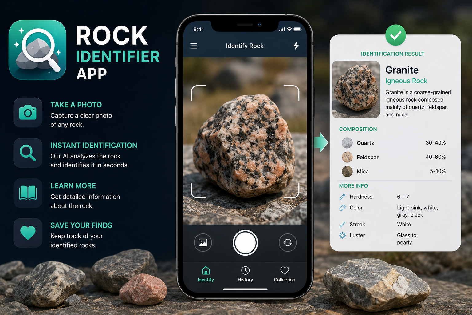 Rock Identifier App Identify
