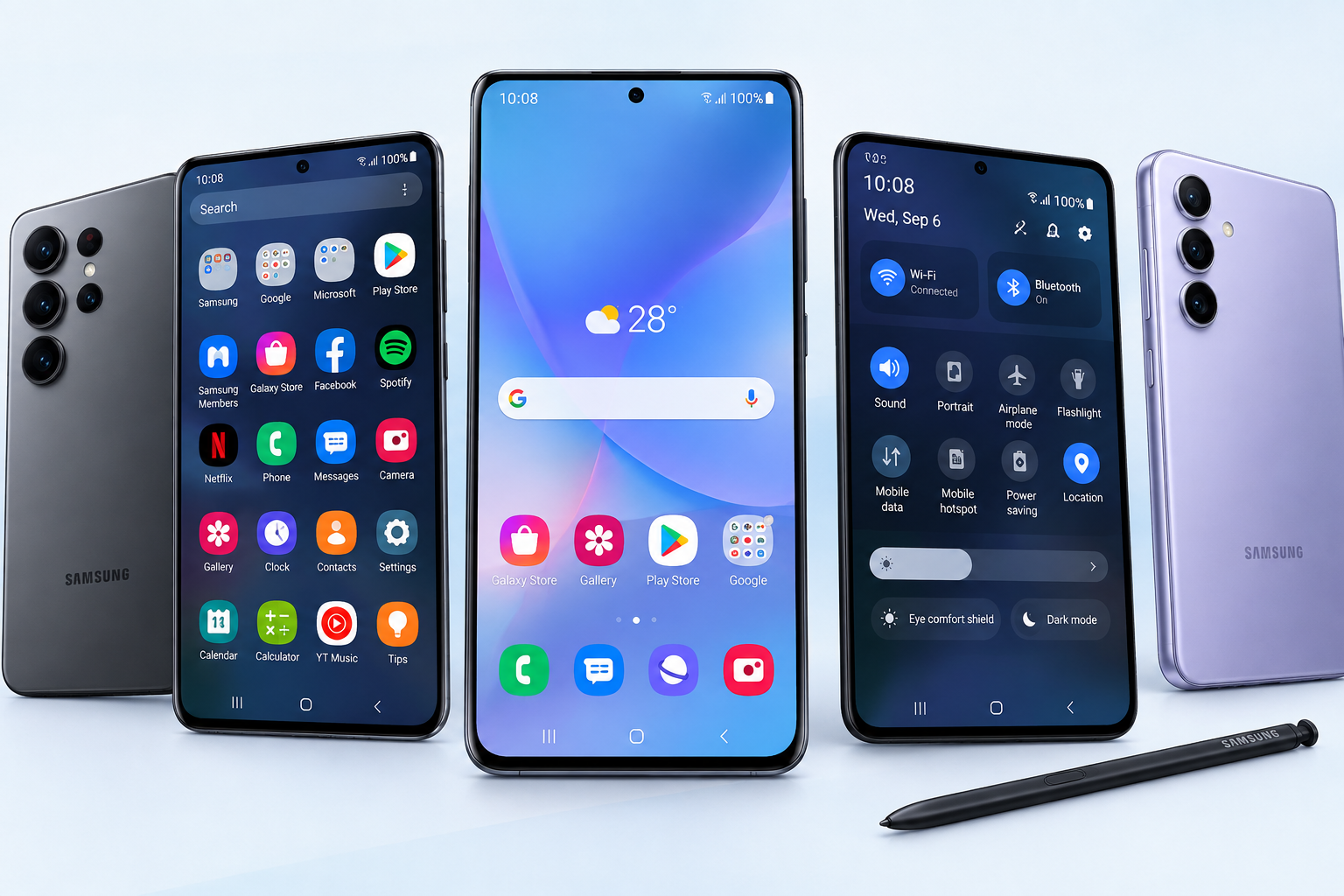 Samsung Phone Layout Ideas