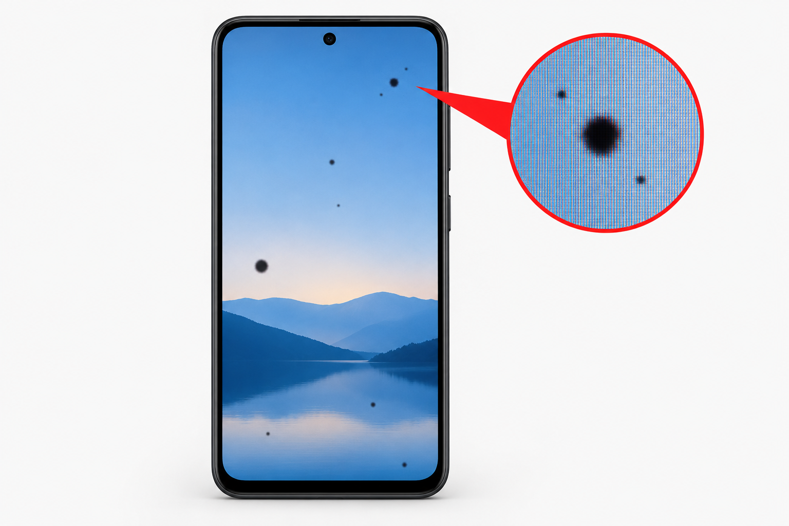 What Causes Spots on a Mobile Screen?