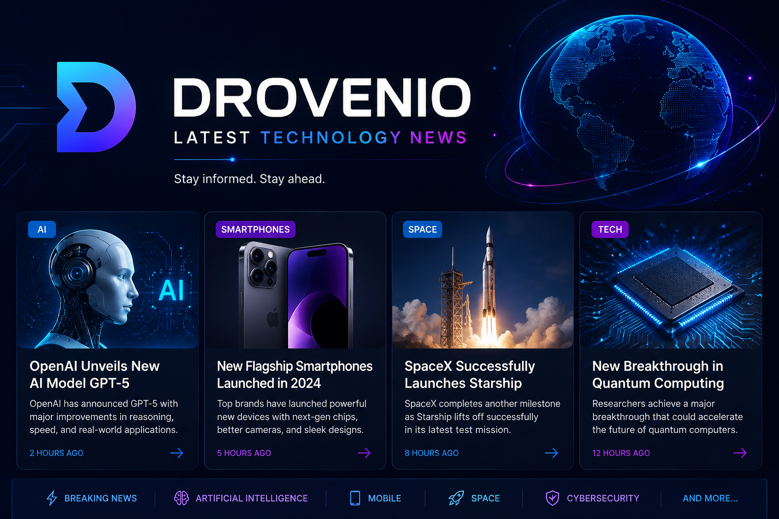 drovenio latest technology news