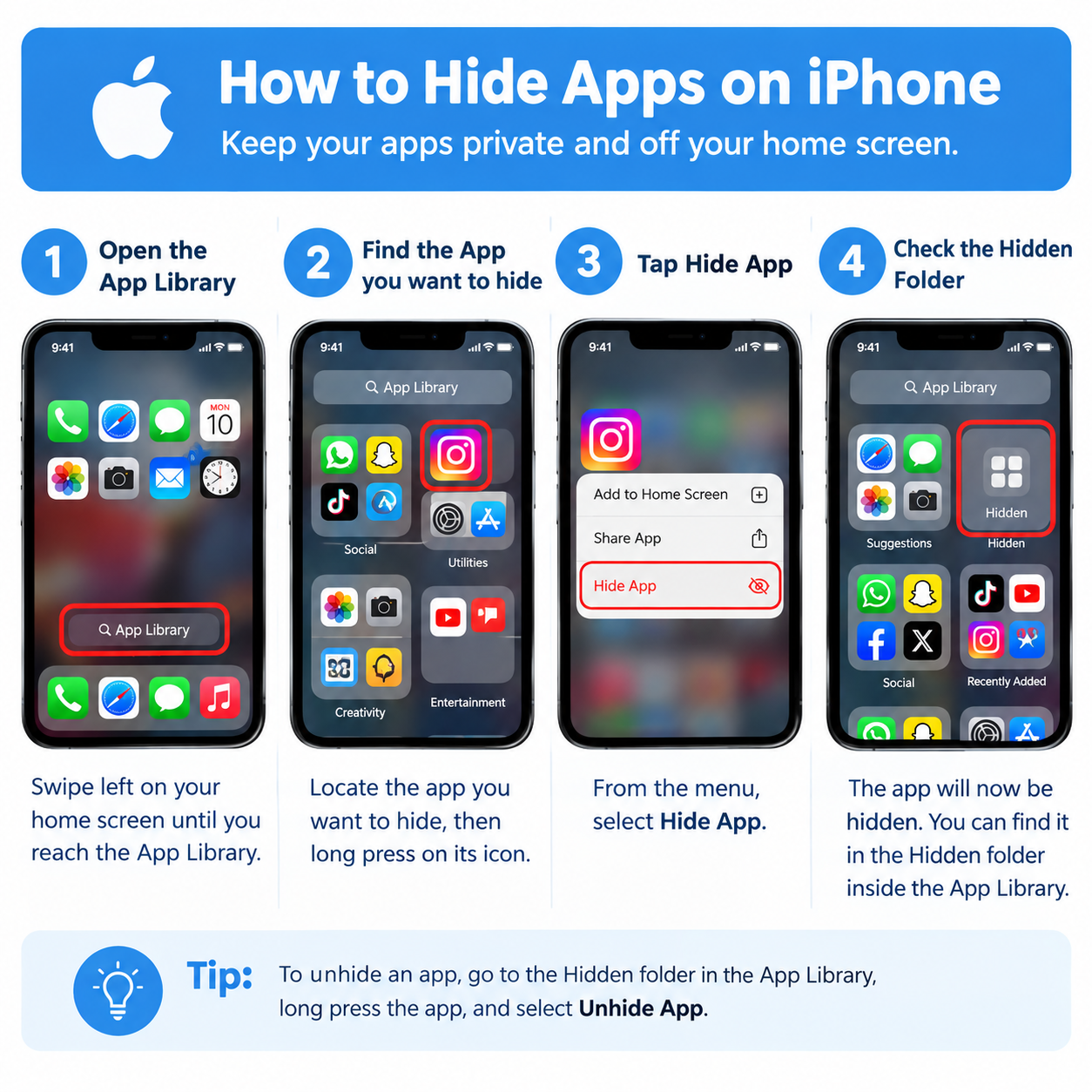 How to Hide Apps on iPhone