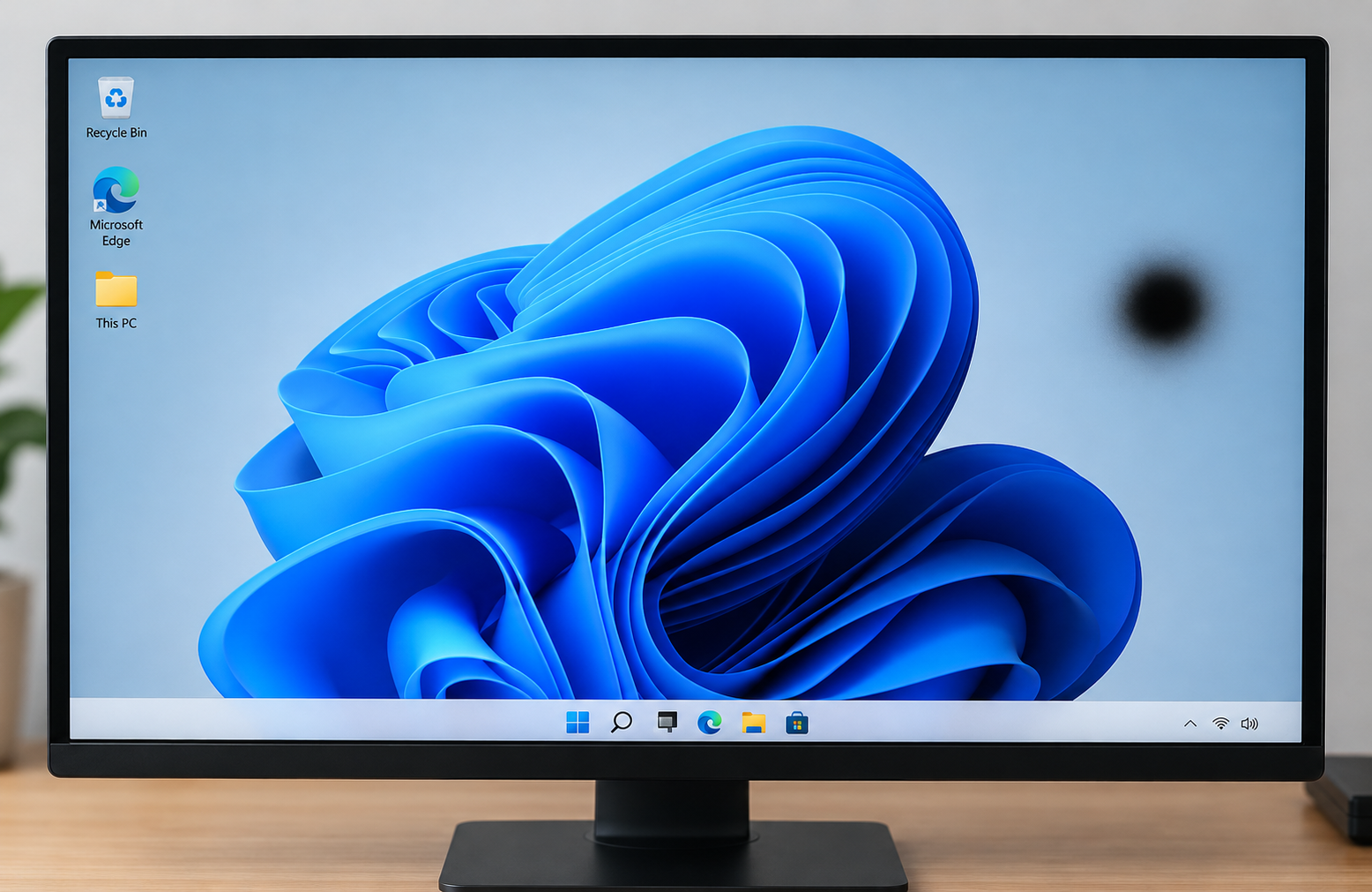 Black Spot on a PC Screen