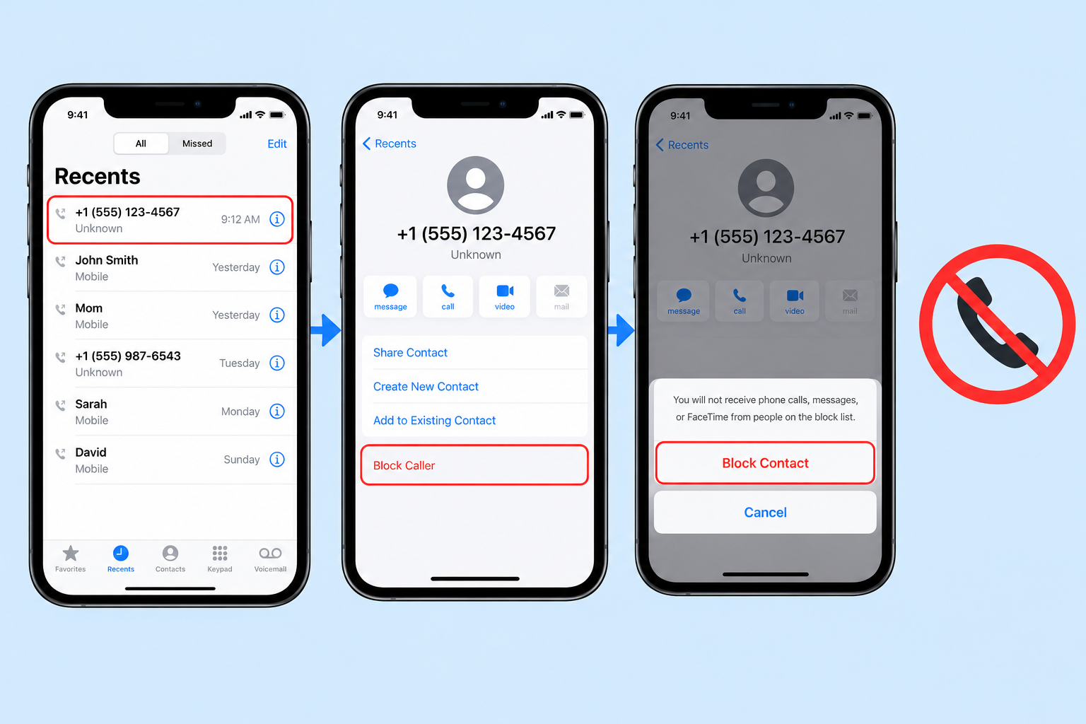 How to Block a Mobile Number on iPhone
