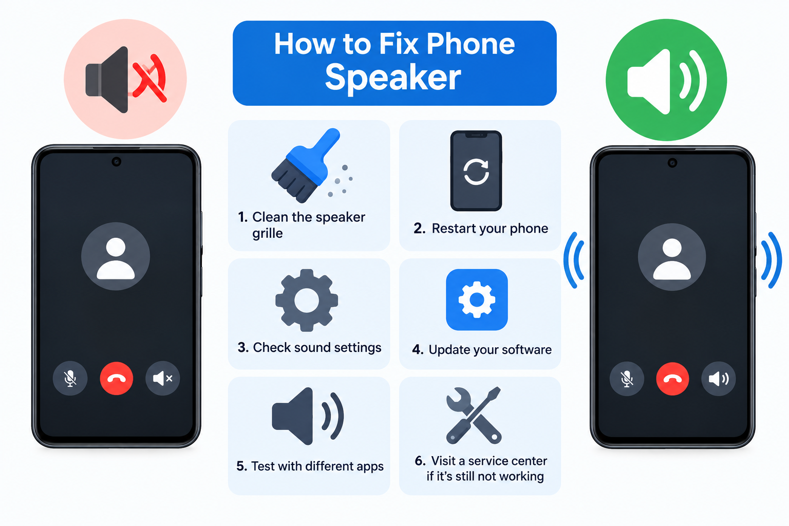 How to Fix Phone Speaker Problems