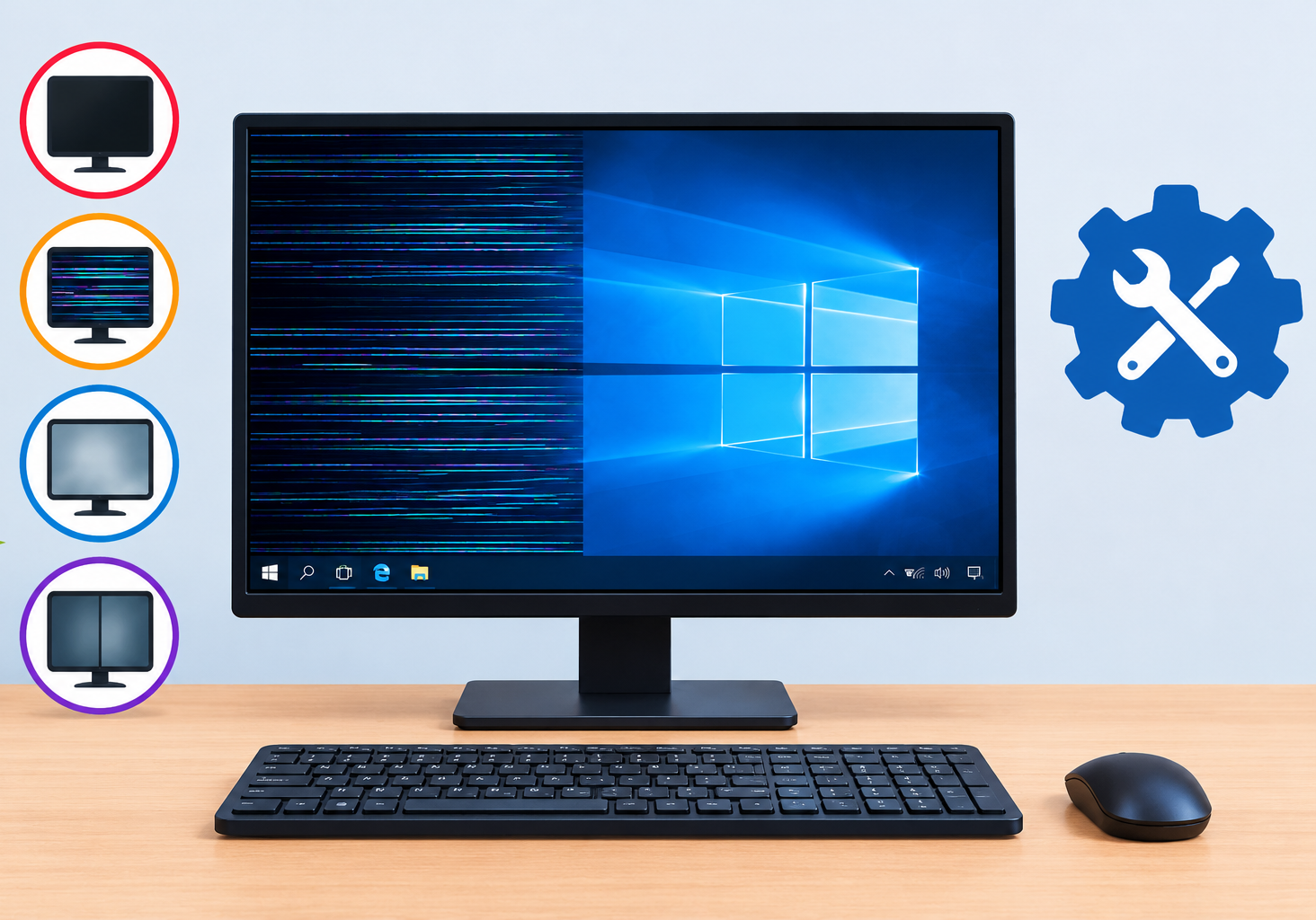 monitor problems windows 10