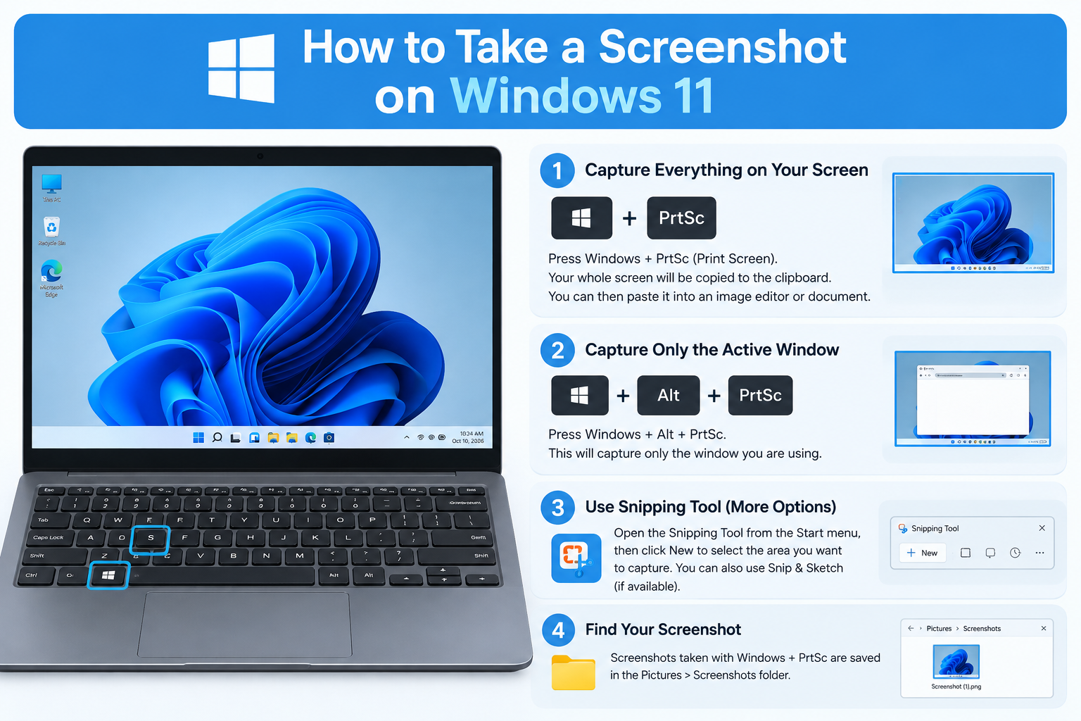 How to Take a Screenshot on Windows 11